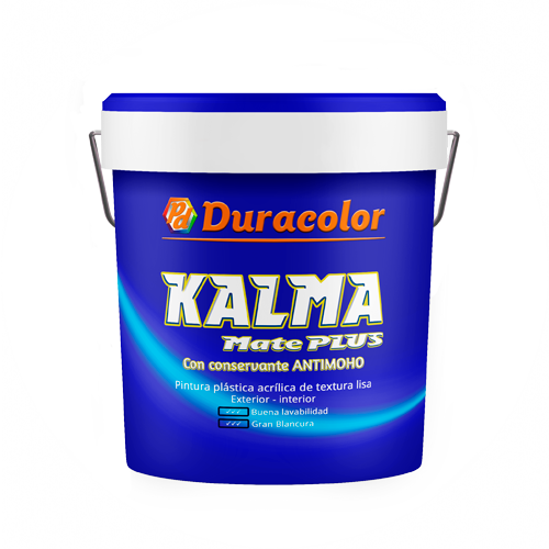 Pintura plástica con conservante antimoho Kalma Mate Plus